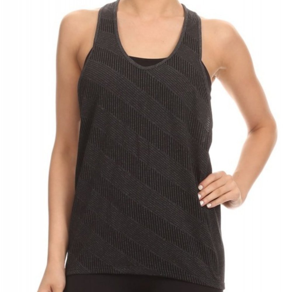 Love Racerback Activeware Tank by ShoActive Black